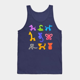 animals colored balloons Tank Top